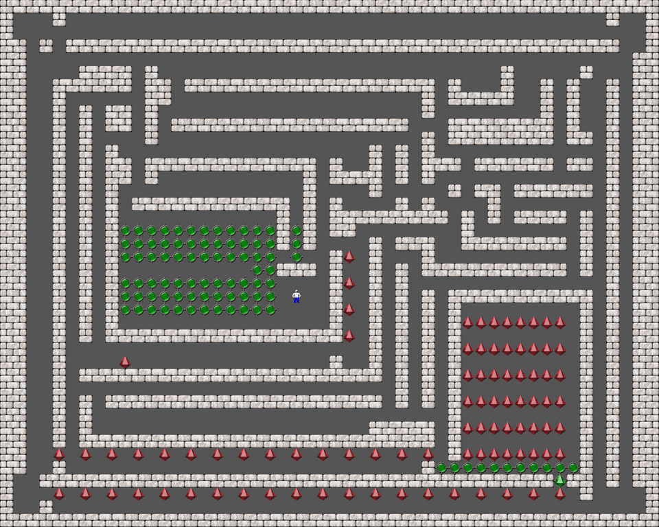 Sokoban Maximum 100,000 moves level 12